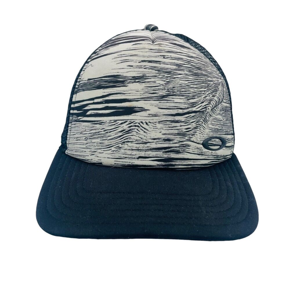 Oakley Hat Cap Adult Unisex Patted Foam Trucker Mesh Black Adjustable